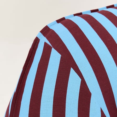 Pouf Ziggy tissu rouge / Pouf - NOBODINOZ