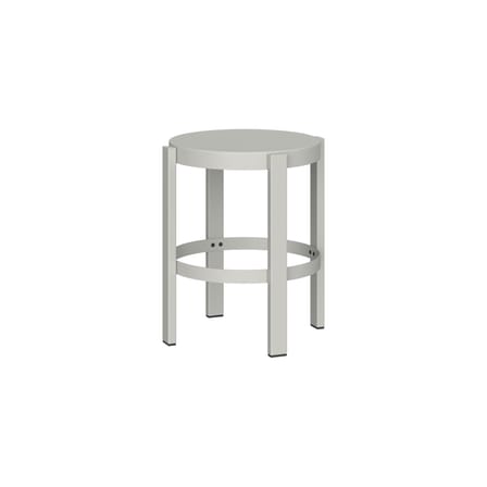 Tabouret Doon métal gris / H 45 cm - NOO.MA