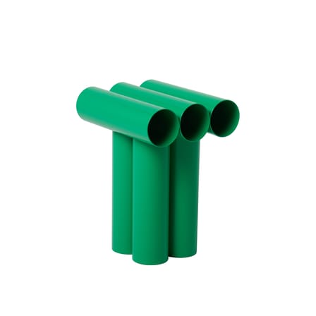 Tabouret Septem métal vert / Tubes aluminium - Axel Chay