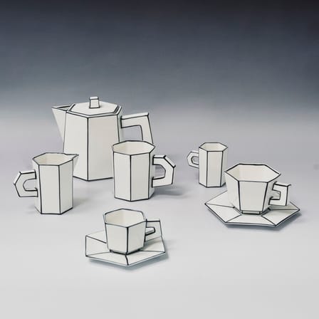 Set de 2 tasses à espresso + soucoupes Carte Blanche - Serax