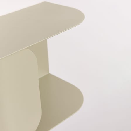 Steel Wall-mounted bedside table metal green / L 40 cm - NOBODINOZ