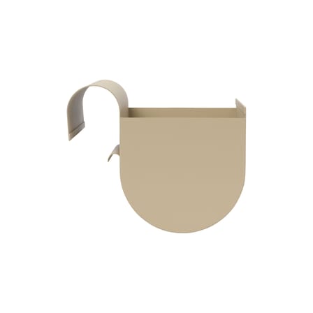 Uma Small Window box to hang metal beige / L 20 cm - Ferm Living