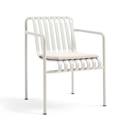  Accessory textile white / Seat cushion for Stackable armchair Palissade Dining Large - Hay