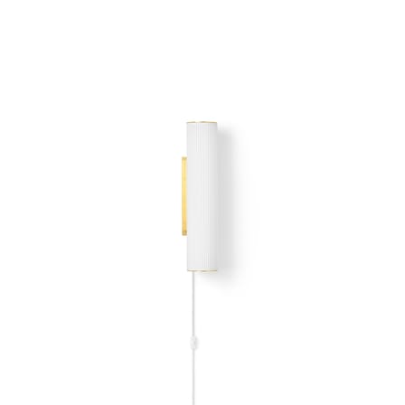 Applique avec prise Vuelta LED verre blanc Small / L 40 cm - Ferm Living