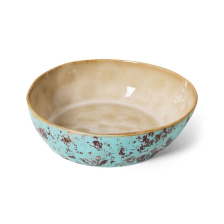Assiette creuse 70s ceramics céramique vert / Bol à pâtes - Set de 2 / Ø 18.7 x H 5,2 cm - HK LIVING