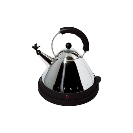 Bouilloire électrique Oisillon métal plastique noir - Alessi