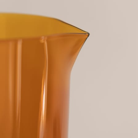 Wave Carafe glass orange / 1,4 L - Sophie Lou Jacobsen