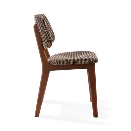 Chaise rembourrée Happy Days tissu marron - Pols Potten