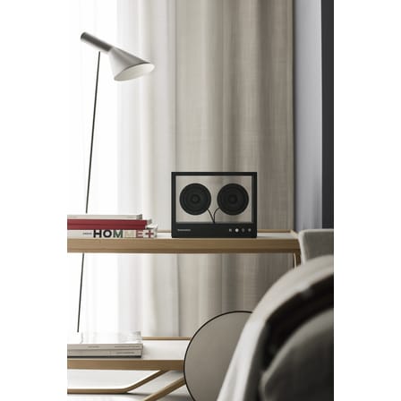 Enceinte Small verre noir / L 26 x H 20 cm - Verre trempé - Transparent Speaker