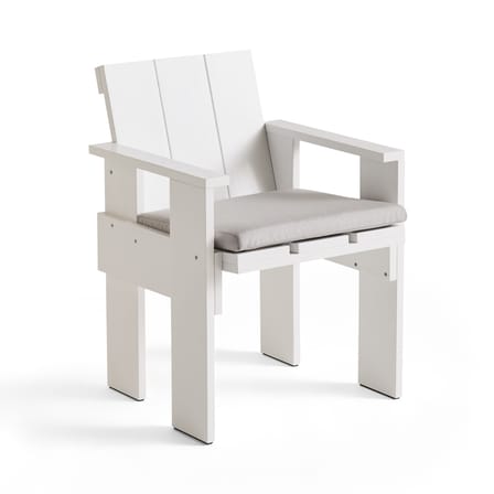Fauteuil de repas Crate Outdoor bois blanc / Gerrit Rietveld, 1934 - Hay
