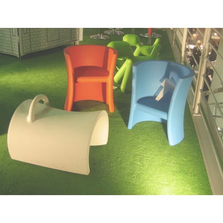 Fauteuil enfant Trioli plastique jaune - Magis