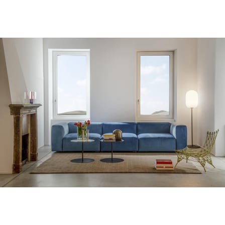 Fauteuil Knotted chair plastique tissu beige / Marcel Wanders, 1996 - Corde recouverte de résine - Cappellini