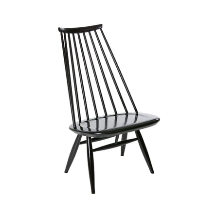 Fauteuil Mademoiselle Lounge bois noir / Ilmari Tapiovaara, 1956 - ARTEK