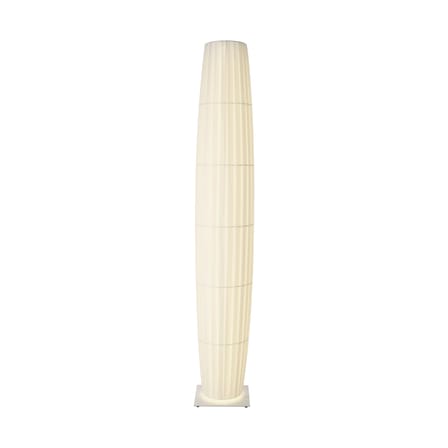 Lampadaire Colonne tissu blanc / LED - H 190 cm - Dix Heures Dix