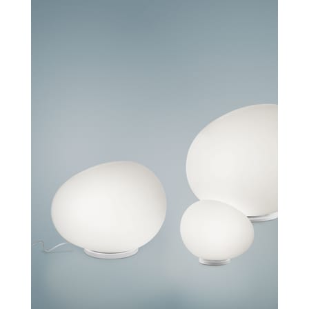 Lampe de table Gregg Midi verre blanc /  L 21 cm - Ludovica+Roberto Palomba, 2008 - Foscarini