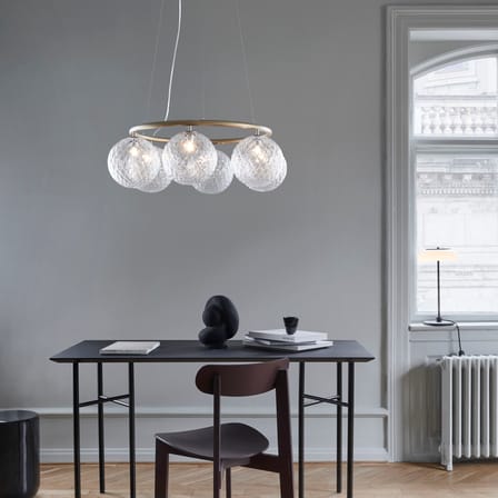 Suspension Miira 6 Circular verre / Ø 80 cm - NUURA