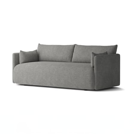 Divano destro Offset tessuto grigio / 2 posti - L 178 cm - Audo Copenhagen