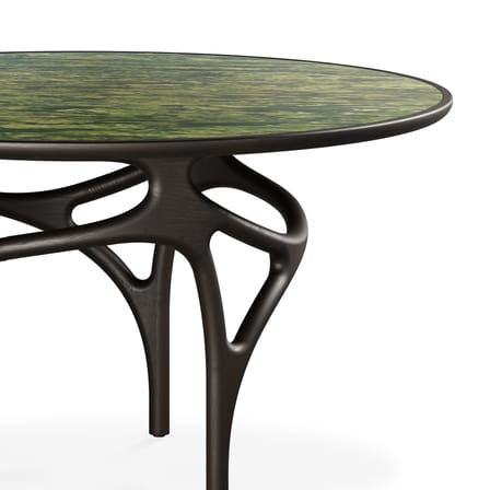 Runder Tisch Cena INDOOR marmor grün / Ø 150 cm (8 Personen) - Tablett aus Marmor - MORPHO