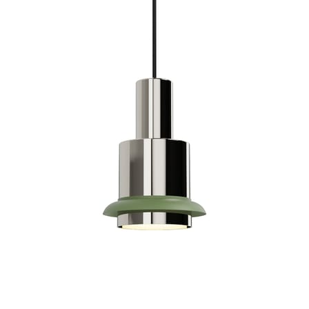Suspension Chaumont métal argent / Ø 19 cm - Réédition 1964 - DCW éditions