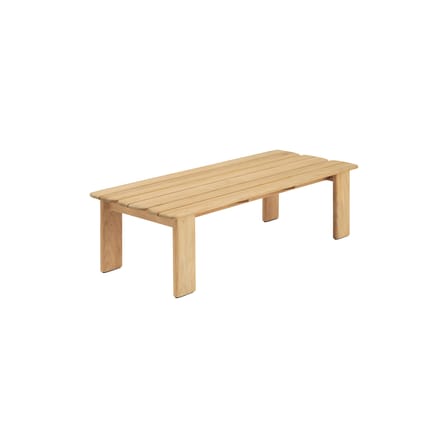 Table basse Assemble bois naturel / 135 x 55 cm - Muuto