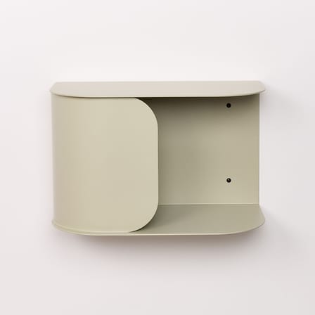 Table de chevet murale Steel métal vert / L 40 cm - NOBODINOZ