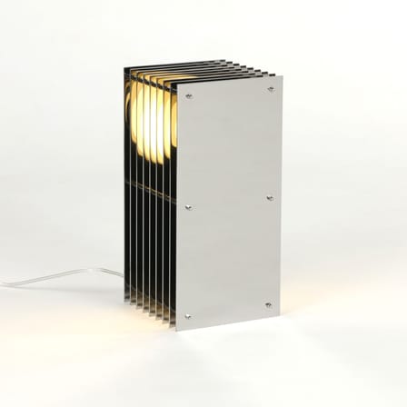 Lop Small Rectangle Table lamp metal / Polished steel - BANG