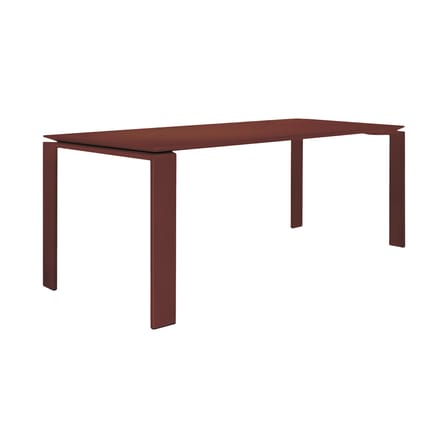 Table rectangulaire Four / 190 x 90 cm - Fenix soft touch - Kartell