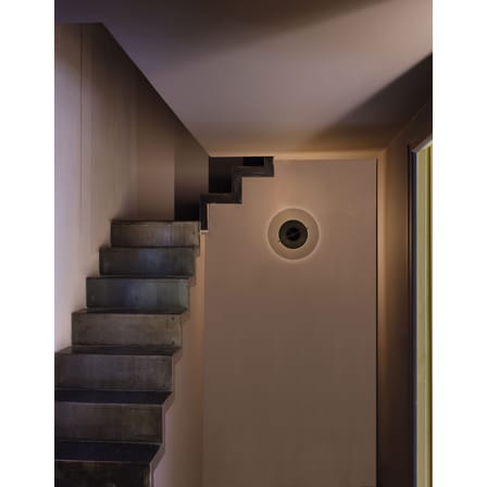 Delumina LED Wall light glass grey black / Glass - Ø 25 cm / Adjustable intensity & colour - DCW éditions