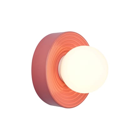 Wandleuchte Alicia keramik rosa / Large - Ø 22 cm - ELEMENTS LIGHTING