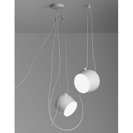 Accessoire  métal blanc / Rosace multiple pour connecter jusqu'à 5 suspensions AIM & AIM SMALL - Flos