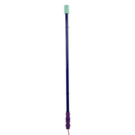 Applique con presa Superlinea LED vetro blu / L 134,5 cm - Seletti
