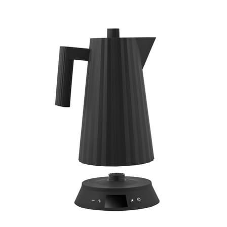 Bouilloire électrique Plissé plastique noir / 1,7 L - Contrôle de la température - Alessi