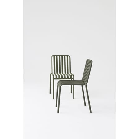 Chaise empilable Palissade métal gris / Bouroullec, 2016 - Hay