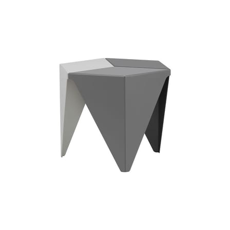 Prismatic 2 Coffee table metal grey / Isamu Noguchi, 1957 / 41 x 41 x H 37.5 cm - Vitra
