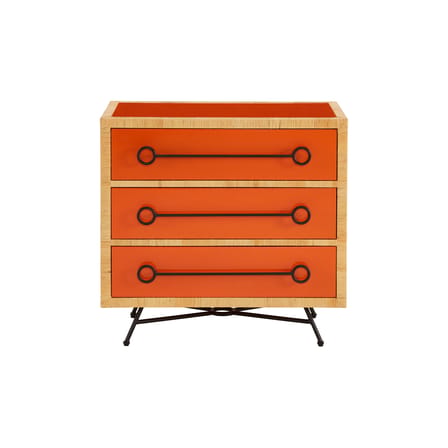 Commode Wellington bois orange / L 91 x H 86 cm - Jonathan Adler