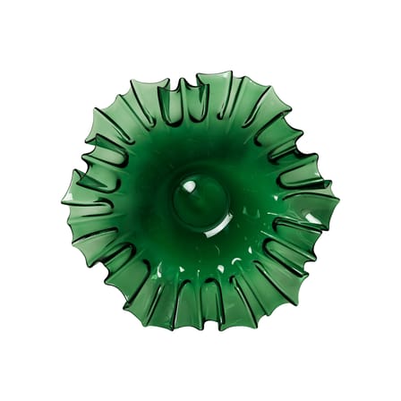 Coppa Rumy vetro verde / Ø 25 x H 9 cm - BROSTE COPENHAGEN