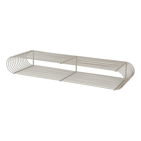 Étagère Curva Large métal beige / L 80,4 cm - AYTM
