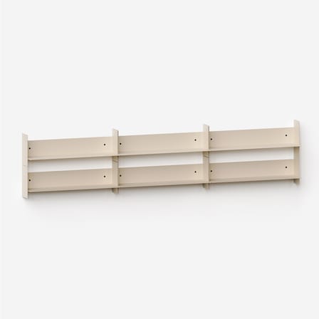 Étagère Pli métal blanc / L 60 x P 15 cm - TIPTOE
