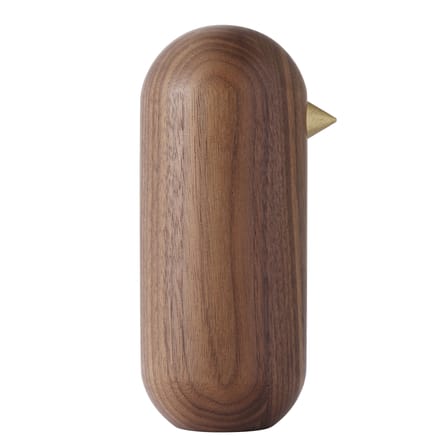 Figurine Little Bird bois naturel / H 13,5 x Ø 6 cm - Normann Copenhagen