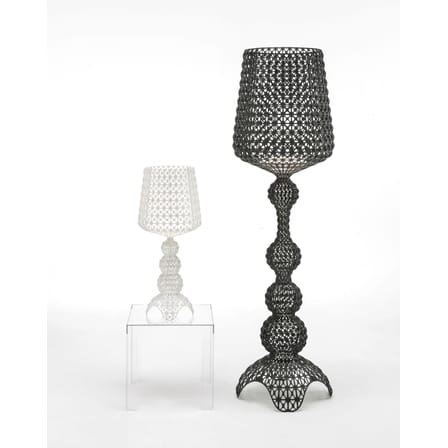 Lampe à poser Mini Kabuki LED plastique blanc / H 70 cm - Kartell