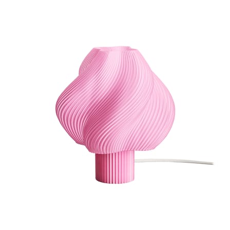 Lampe de table Soft Serve Regular rose / H 26 cm - CRÈME ATELIER