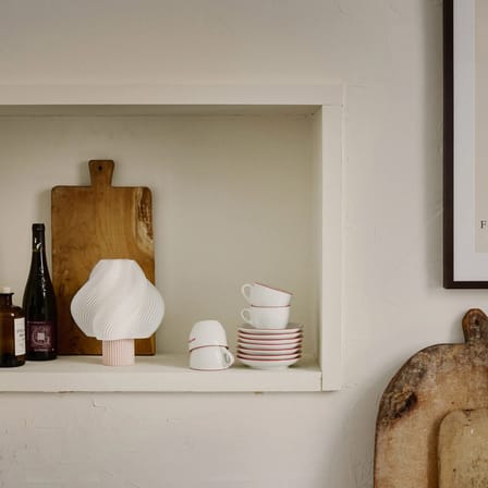 Lampe sans fil rechargeable Soft Serve rose - CRÈME ATELIER