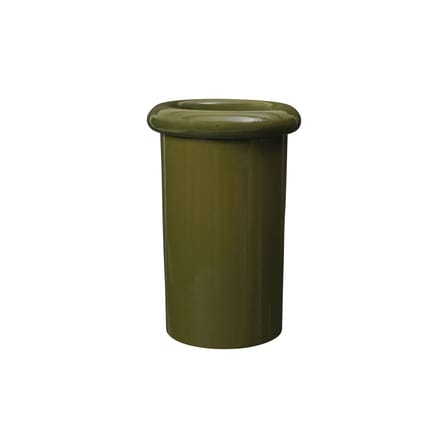 Pot de fleurs Rollo Large céramique vert / Ø 31 x H 46 cm - Ferm Living