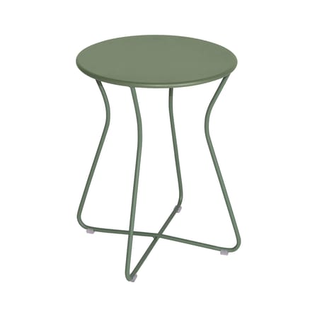 Cocotte Stool metal green / End table - H 45 cm / Metal - Fermob