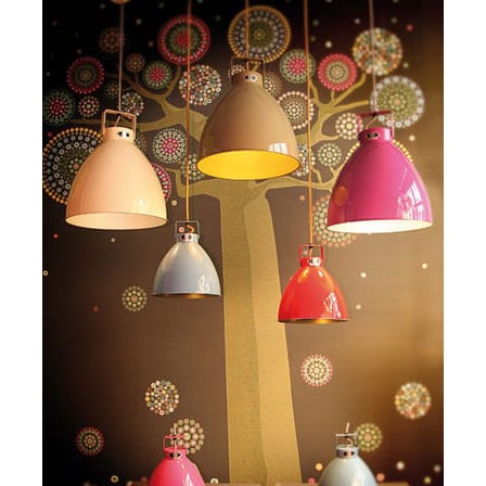 Suspension Augustin métal orange Small Ø 16 cm - Jieldé