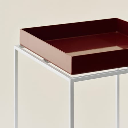 Table d'appoint Tray Small Silicon High / 30 x 30 x H 44 cm - Hay