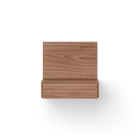 Table de chevet murale Tana bois marron / Tiroir - L 41,9 x P 32,2 cm - NEW WORKS