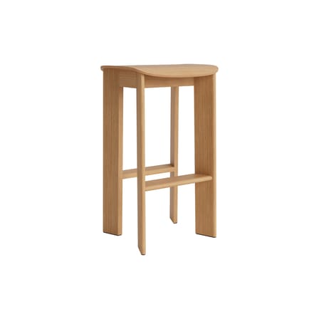 Tabouret haut Chisel 30 High bois naturel / H 75 cm - Hay
