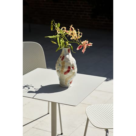Vase Miro keramik bunt weiß / handgefertigt - Steinzeug - Hay