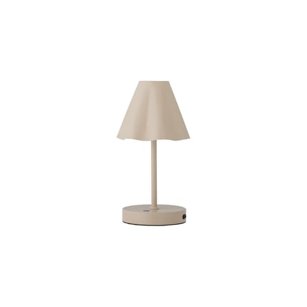 Lianna Wireless rechargeable lamp metal beige / Ø 15 x H 28 cm - Bloomingville